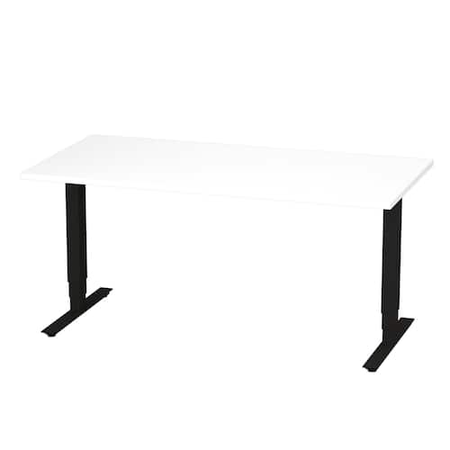 deNord Design Skrivbord höj/sänk Pro 1600×800 vit/svart