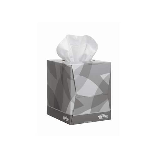 Kleenex® Ansiktsservett kub 2-lager 90 ark 200 mm vita