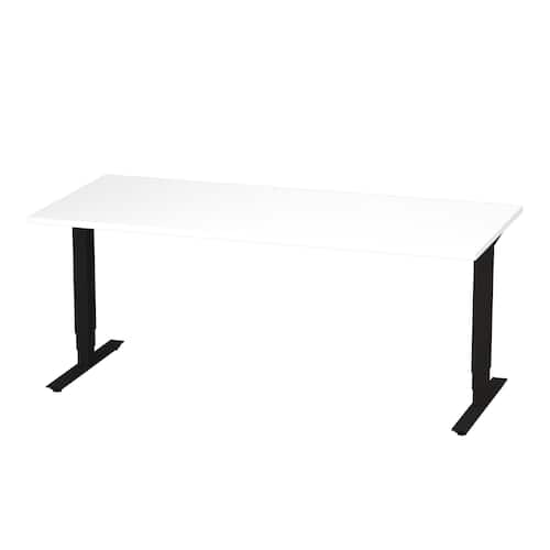 deNord Design Skrivbord höj/sänk Pro 1800×800 vit/svart