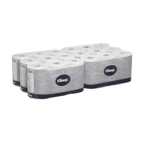 Kleenex® Hakle 600 standardrulle toalettpapper 2-lagers 600 ark präglad 95 mm vit