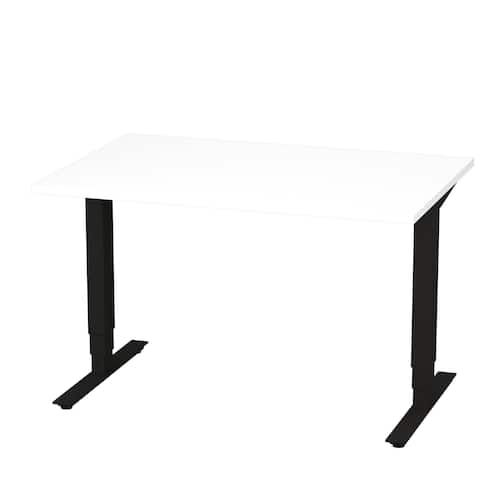 deNord Design Skrivbord höj/sänk Pro 1200×800 vit/svart