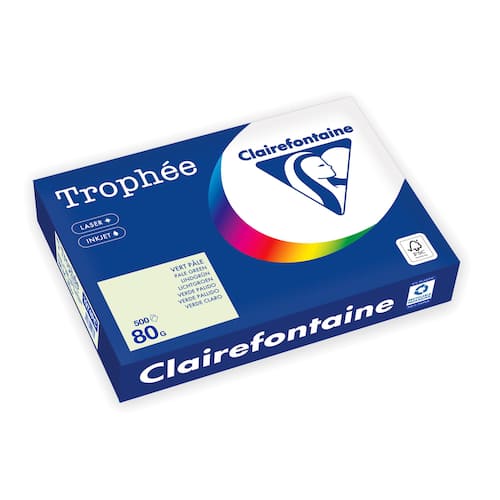 Clairefontaine Trophée A4 80 g färgat papper blekgrön