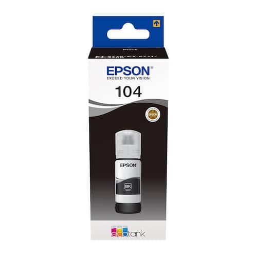 Epson EcoTank bläckflaska 104 C13T00P140 70 ml svart