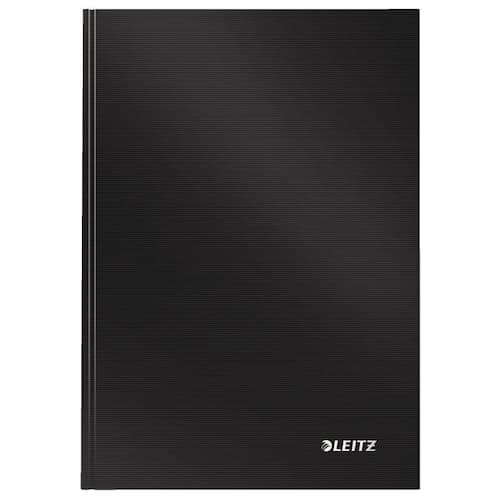 Leitz Anteckningsbok Solid A5 H linjerad 80bl svart