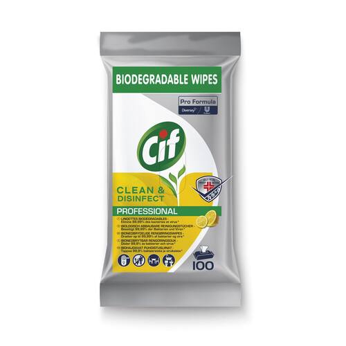 Cif Ytdesinfektionsduk Pro Formula