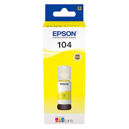 Epson EcoTank bläckflaska 104 C13T00P440 70 ml gul