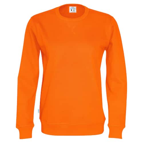 Cottover Sweatshirt Crew Neck herr GOTS orange S