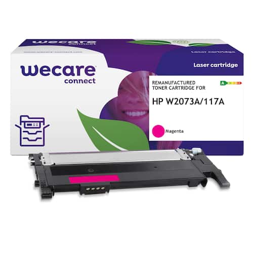 Läs mer om Wecare Toner HP W2073A 117A 1K magenta