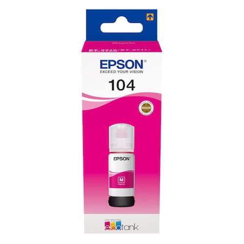 Epson EcoTank bläckflaska 104 C13T00P340 70 ml magenta