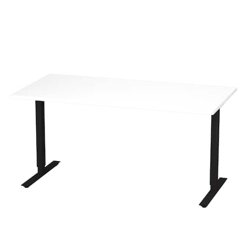deNord Design Skrivbord höj/sänk Basic 1600×800 vit/svart