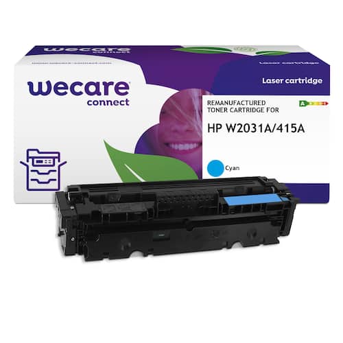 Läs mer om Wecare Toner HP W2031A 415A 2,1K cyan