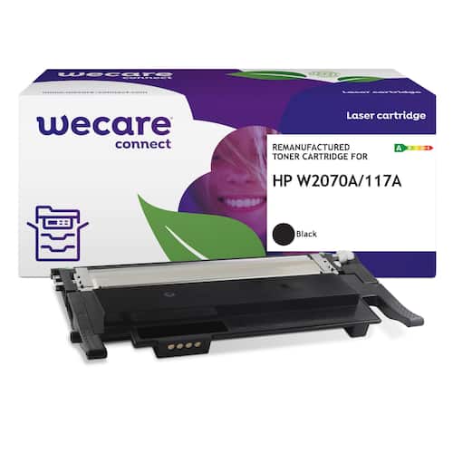 Läs mer om Wecare Toner HP W2070A 117A 1,6K svart