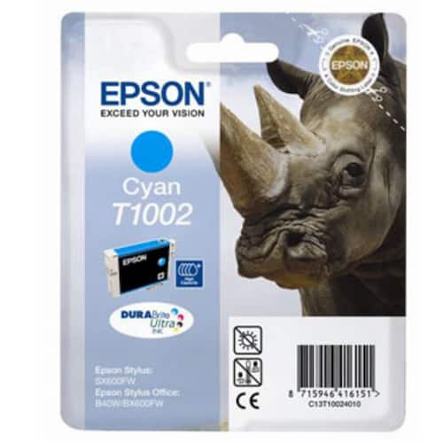 Epson Bläckpatron T1002 C13T10024010 Rhino DURABrite Ultra-bläck cyan singelförpackning