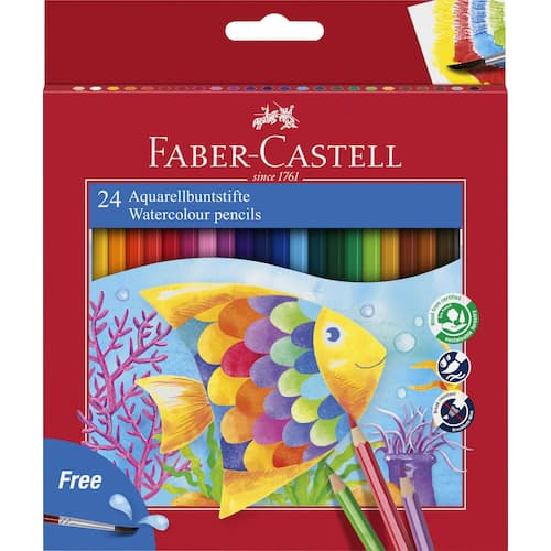 Faber-Castell Akvarellpenna 24 färger