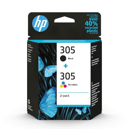 Läs mer om HP Bläckpatron 305 svart+färg
