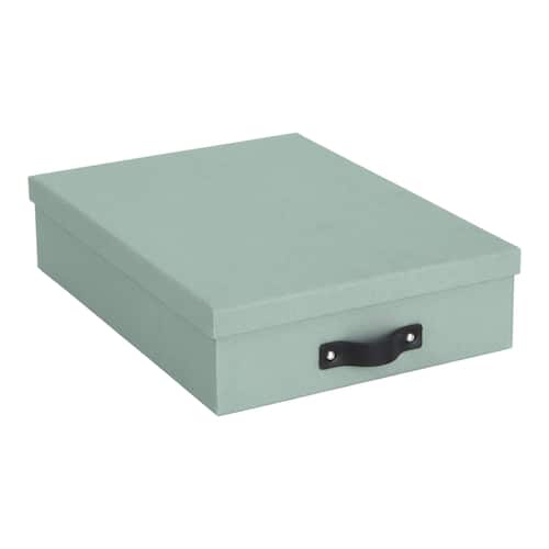 Bigso Box Förvaringsbox m.lock kartong A4 mint