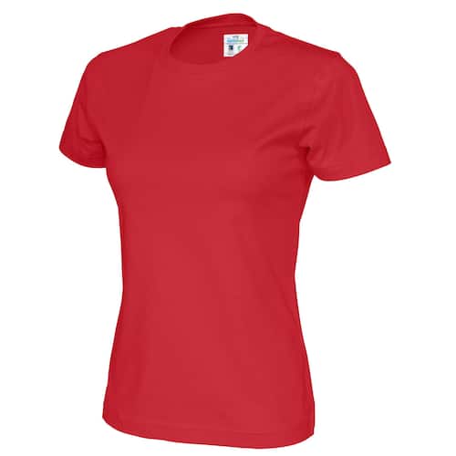 Läs mer om Cottover T-Shirt dam GOTS röd XL