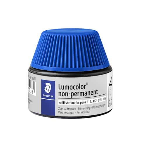 STAEDTLER Lumocolor Refill universal non permanent blå