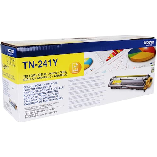 Brother Toner TN-241 Y TN-241Y gul singelförpackning