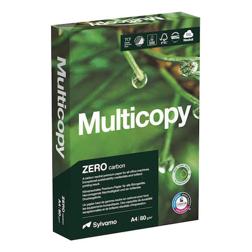 Multicopy Kopieringspapper Zero A4 80g ohålat