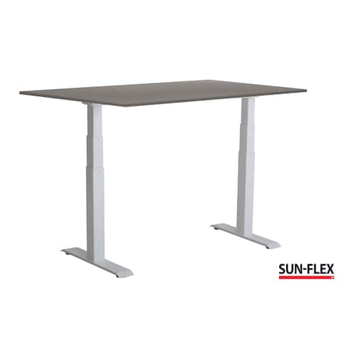 SUN-FLEX® Bord VI höj/sänk 160x80 vit/grå