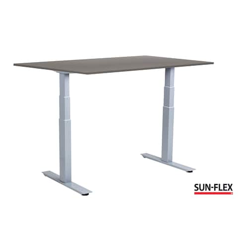 SUN-FLEX® Bord VI höj/sänk 120x80 grå/grå