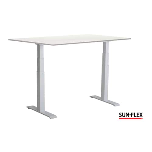 SUN-FLEX® Bord VI höj/sänk 160x80 vit/vit