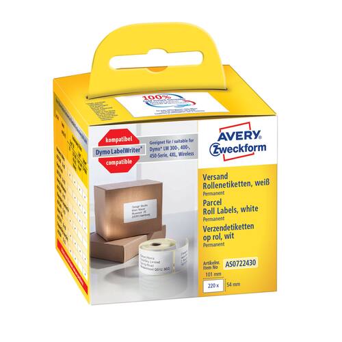 Avery Etikett på rulle 101x54mm