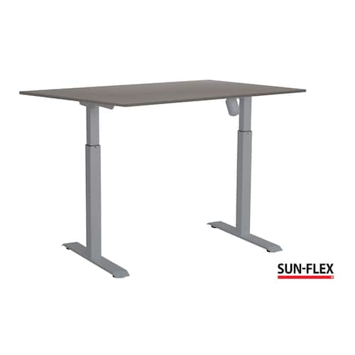 SUN-FLEX® Bord I höj/sänk 120×80 grå/grå