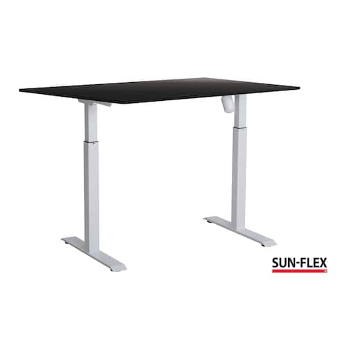 Läs mer om SUN-FLEX® Bord I höj/sänk 160x80 vit/svart
