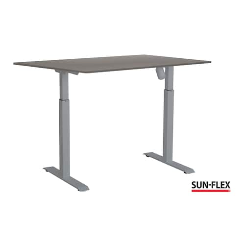 SUN-FLEX® Bord I höj/sänk 160×80 grå/grå