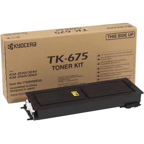 KYOCERA Toner 675 svart singelförpackning TK675