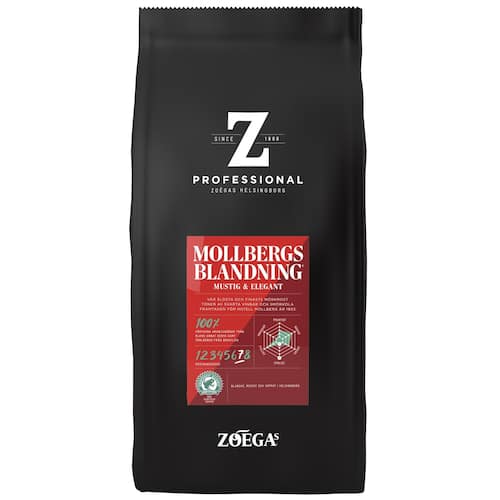 ZOEGAS Kaffebönor 100% Arabica 750 g, Mollbergs Blandning,