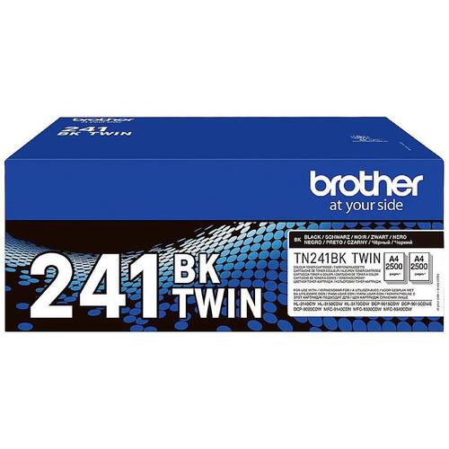 Läs mer om Brother Toner TN241BK 2x2,5K svart