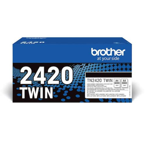 Läs mer om Brother Toner TN2420 2x3K svart