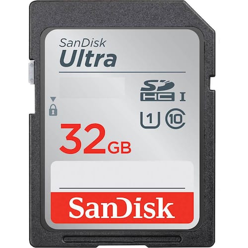 SanDisk Minneskort SDHC 32GB Class10