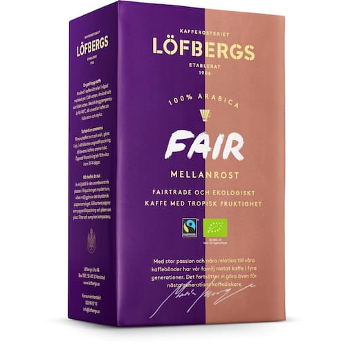 Löfbergs Kaffe Fair Mellan Eko/FT 500g