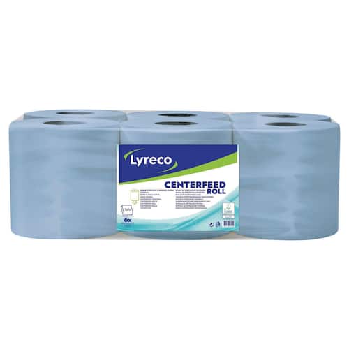 Lyreco Torkrulle Centerfeed 2-lagers blå
