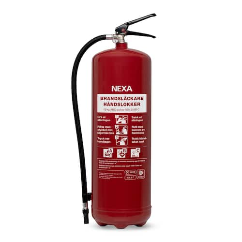 NEXA Brandsläckare 12kg pulver 55A Röd