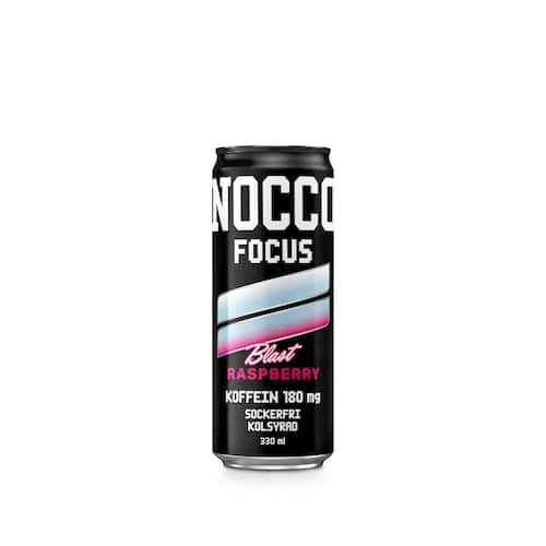 NOCCO Energidryck Focus 3 Raspberry Blast  33cl