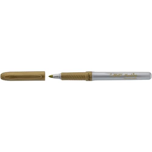 BIC® Märkpenna Marking™ permanent kulspets 1,1 mm guld och silver