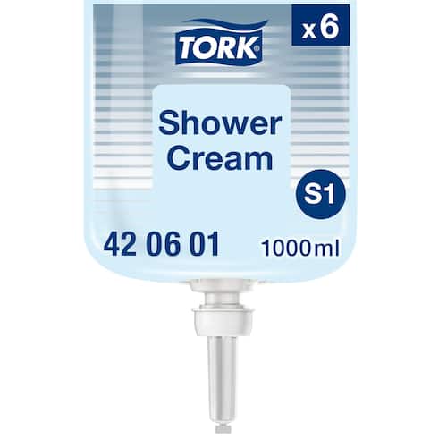 Tork Duschtvål Premium S1 Shower Cream blå 1L