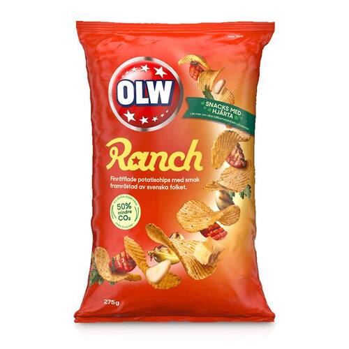 Läs mer om OLW Chips ranch 275g