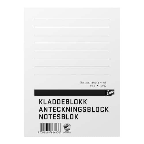 Legacy Own Brand Anteckningsblock A6 100 blad linjerat