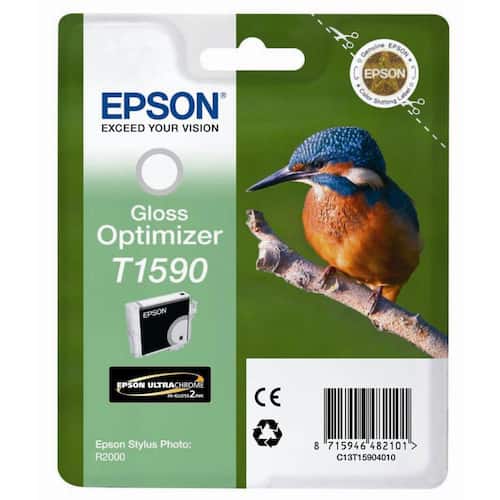 Epson Bläckpatron Kingfisher T1590 Ultra Chrome HI Gloss 2 Gloss Optimizer singelförpackning C13T15904010