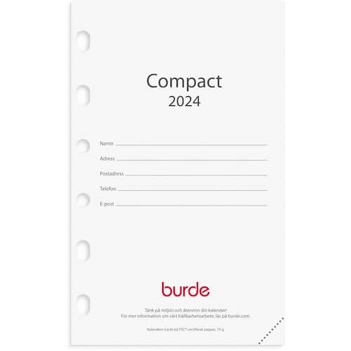 Läs mer om Burde Compact kalendersats - 4201
