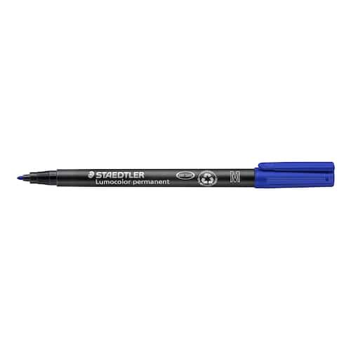 STAEDTLER Lumocolor Universalpenna Lumocolor® 317 permanent mediumspets blå