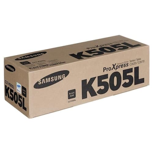 Samsung Tonerkassett CLT-505L SU168A svart singelförpackning hög kapacitet