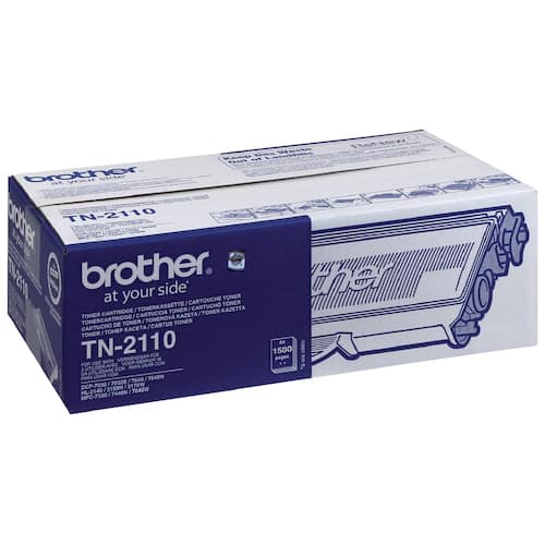 Brother Toner TN-2110 svart singelförpackning