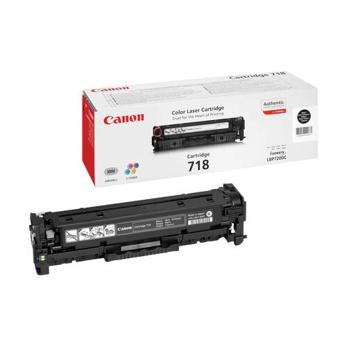 Canon Toner 718 2662B002AA svart singelförpackning